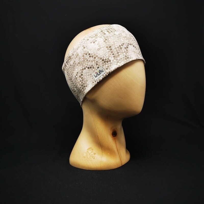 beige gemustert - Stirnband