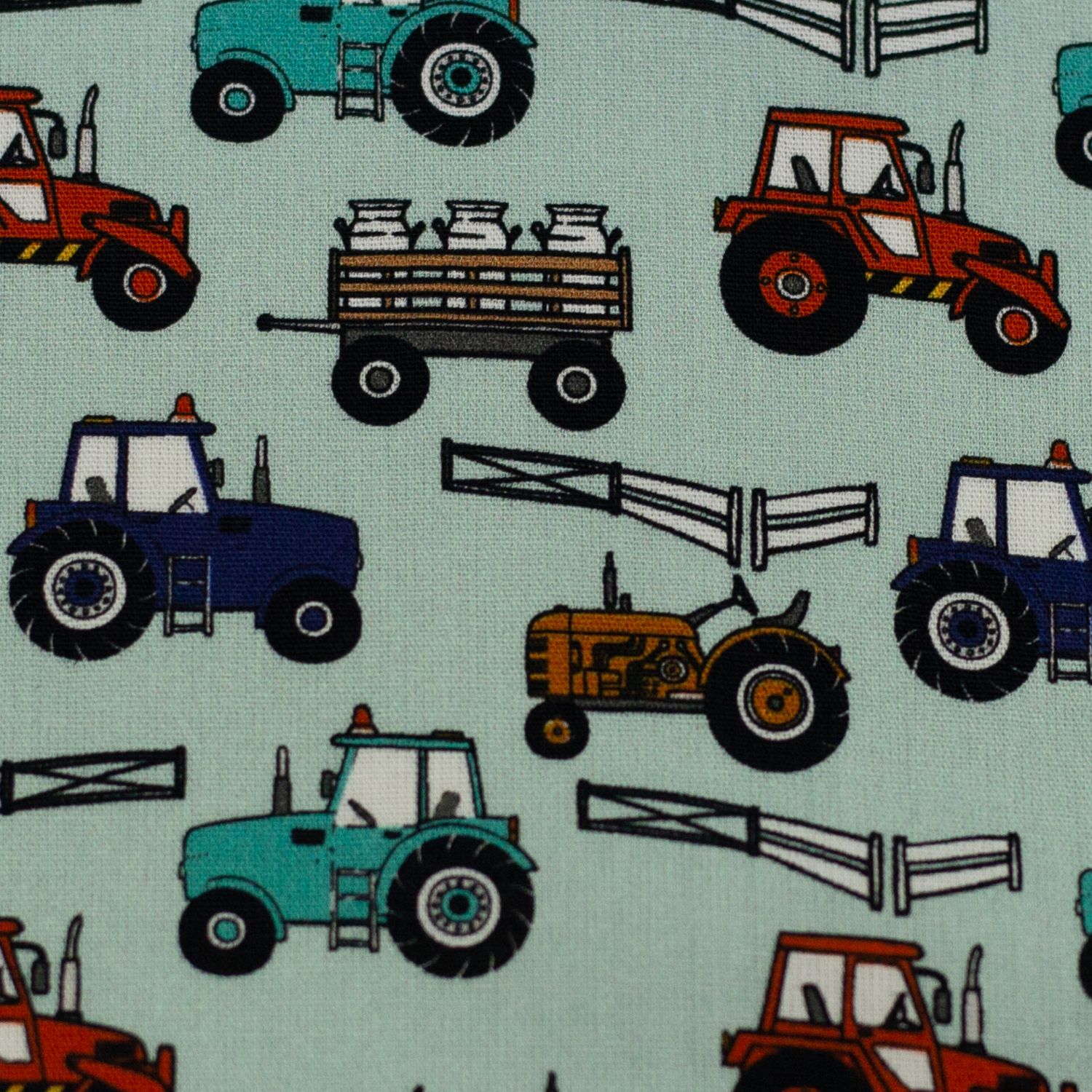 Traktor mit Anhänger - mint