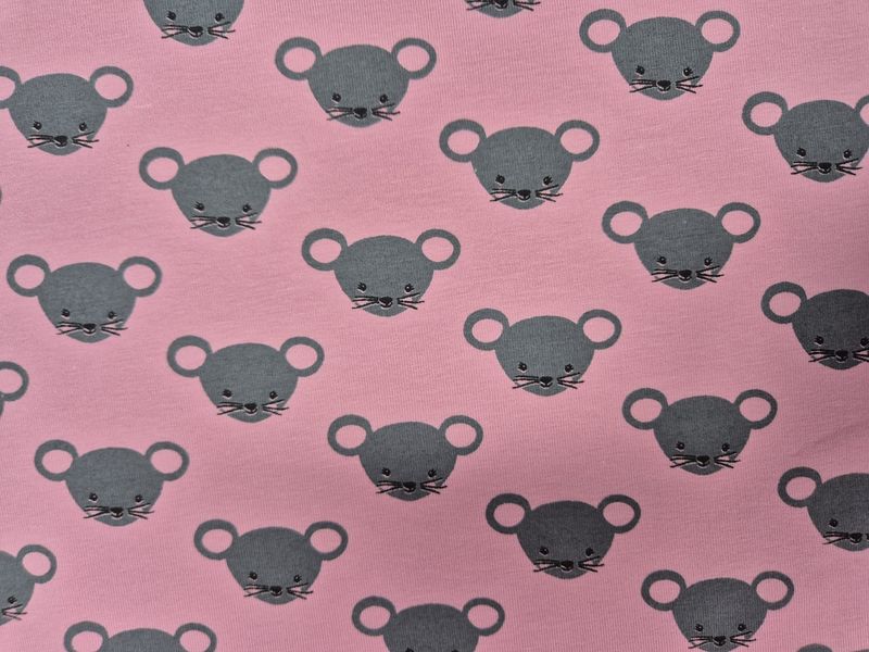Maus - grau rosa