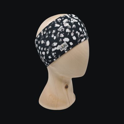 Tupfen schwarz weiß - Stirnband