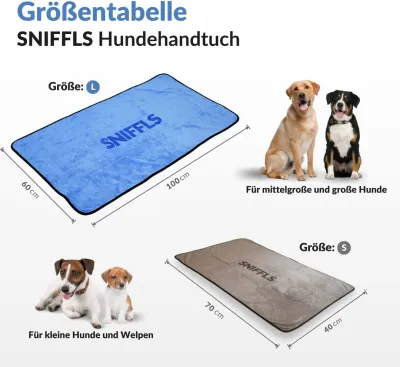 SNIFFLS® HUNDEHANDTUCH (2ER-PACK)