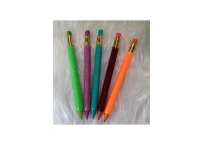 Glitter lead pencils