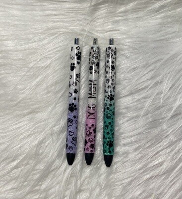 Pet inspired glitter pens