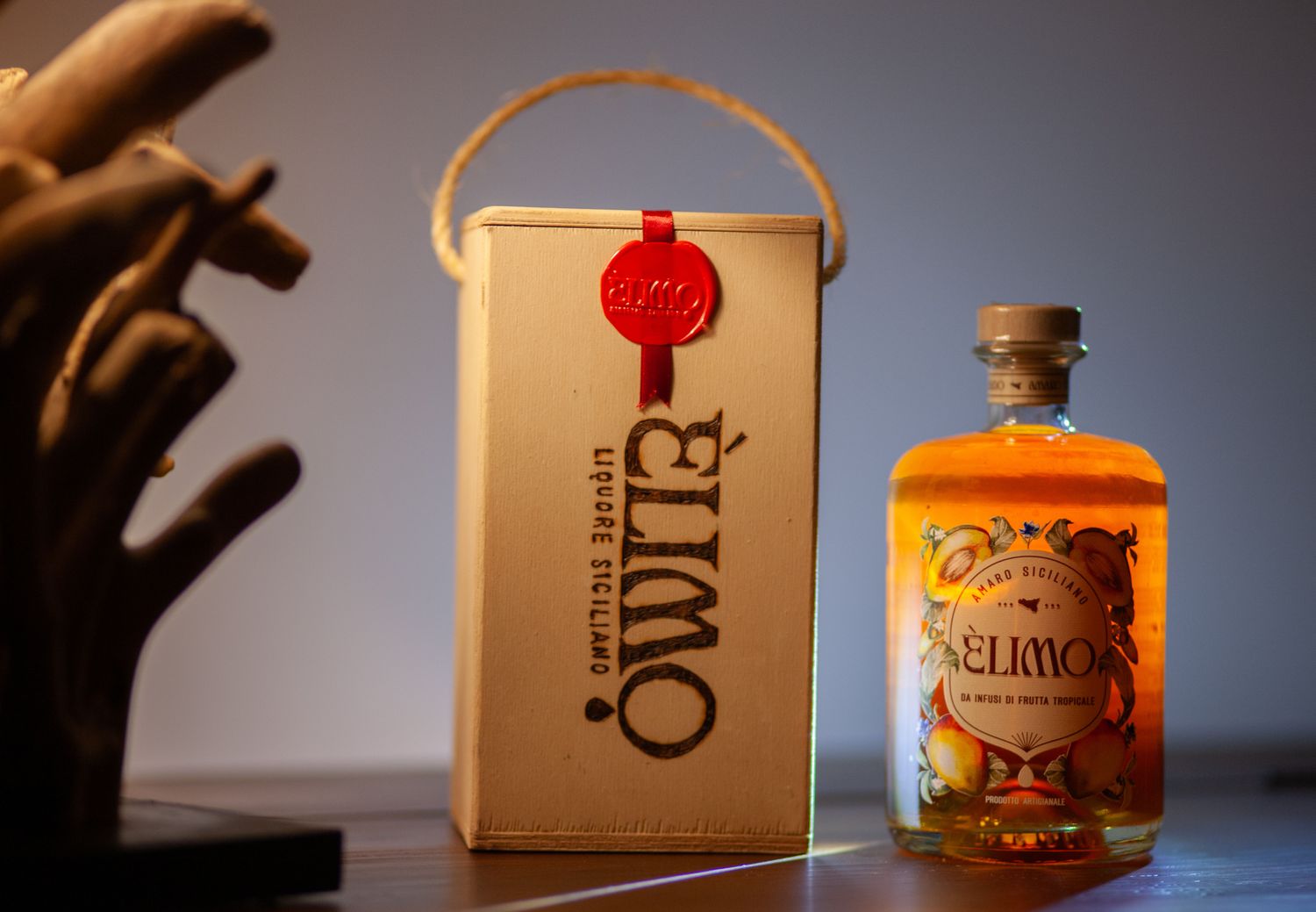 ÈLIMO  COFANETTO LEGNO