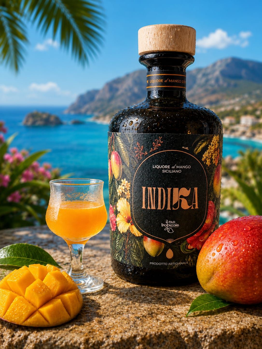 INDIKA LIQUORE AL MANGO SICILIANO 50 CL INDIKA LIQUORE AL MANGO SICILIANO 50 CL
