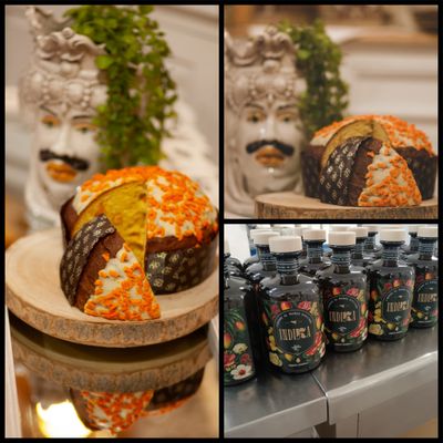 Panettone al Mango + Indika Liquore al Mango siciliano da 50 cl Panettone al Mango + Indika Liquore al Mango siciliano da 50 cl