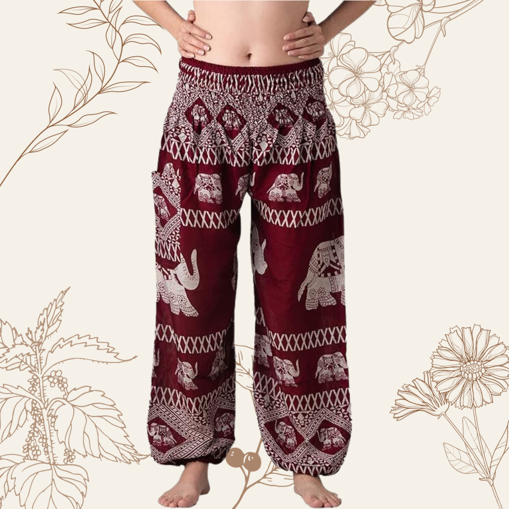 Big Size Unisex Thai Elephant Pants Set F, Boho Harem Pants , Bohemian  Aladdin Pants,thai Pants,yoga Pants,beach Pants,thailand Made -  Canada