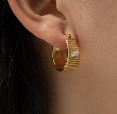Golden gleam earrings 💫