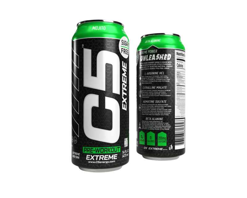 C5 EXTREME – MOJITO – DRINK- PRE-WORKOUT