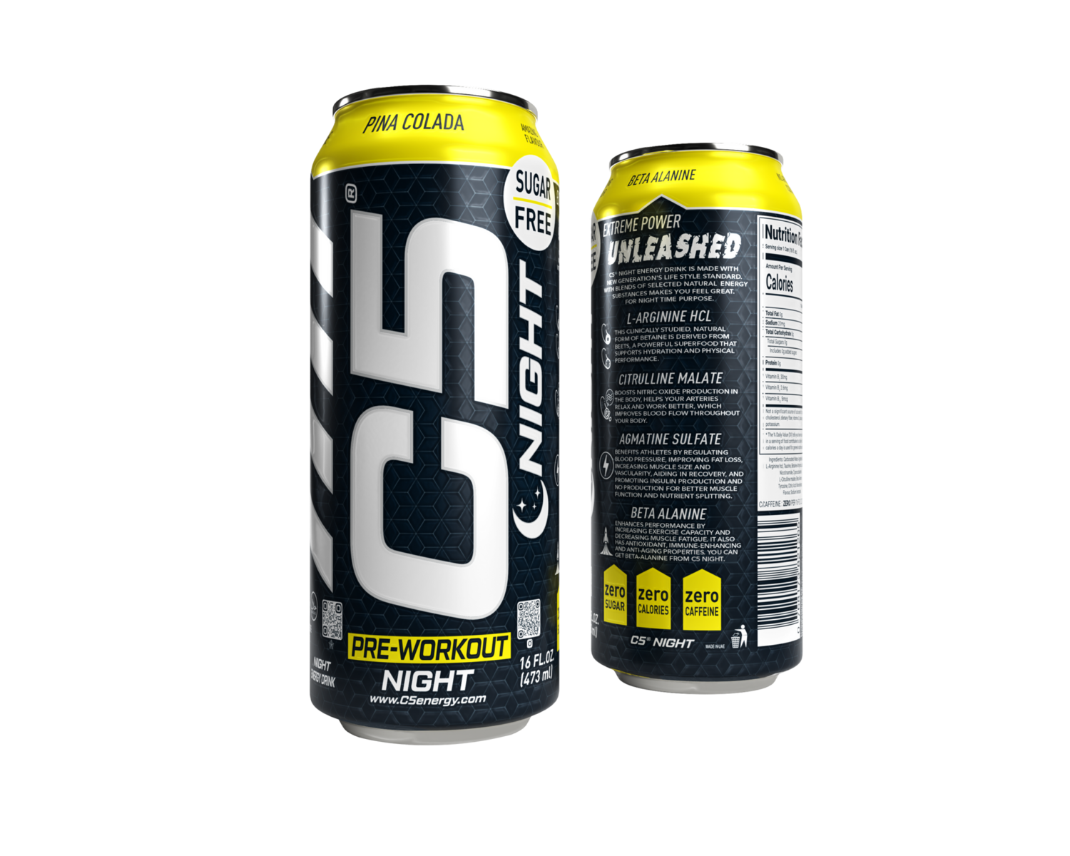 C5-NIGHT – PINA COLADA – DRINK – PRE-WORKOUT