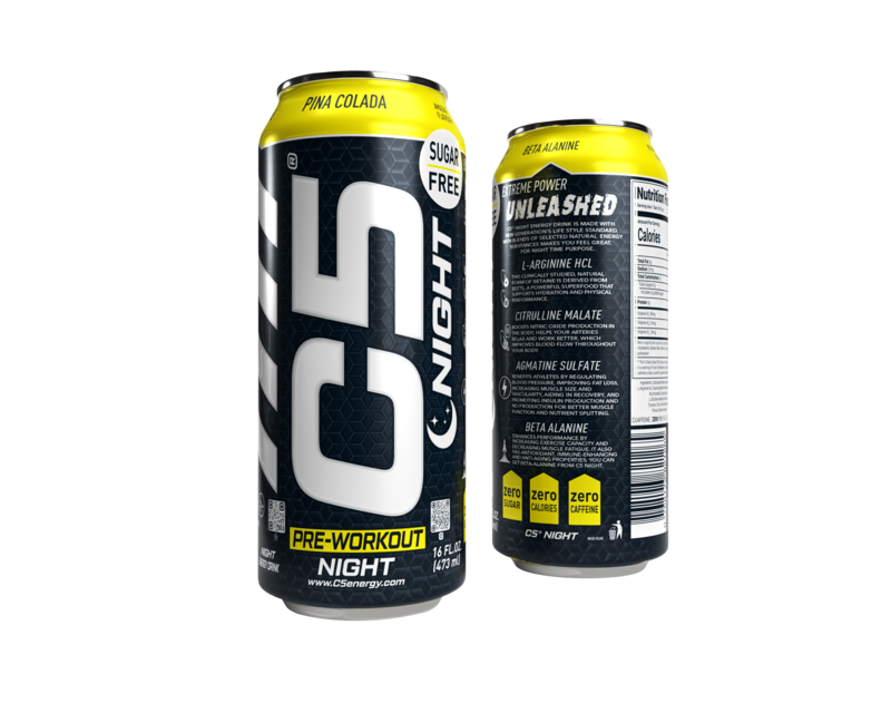 C5-NIGHT – PINA COLADA – DRINK – PRE-WORKOUT