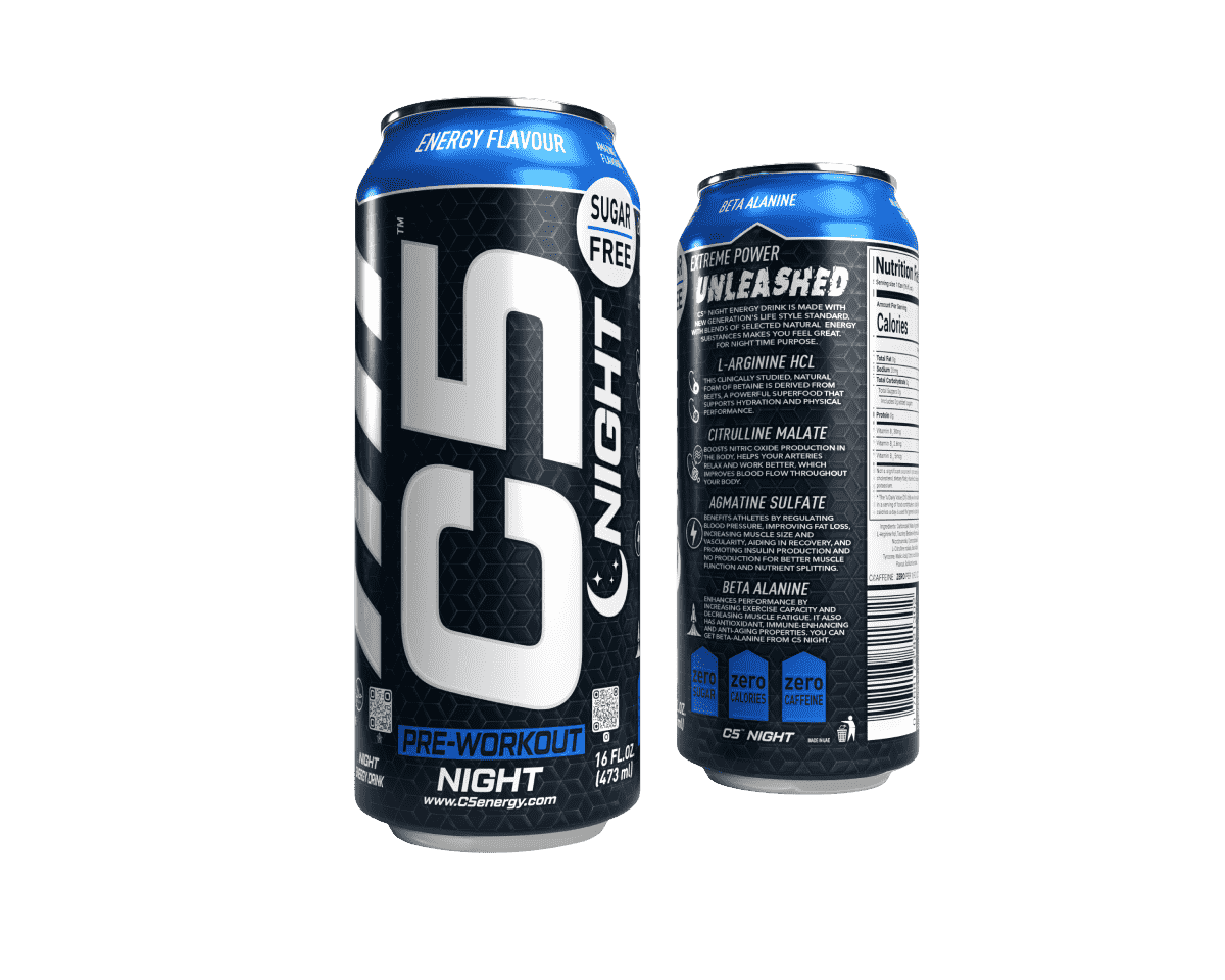 C5-NIGHT ENERGY FLAVOUR – DRINK- PRE-WORKOUT