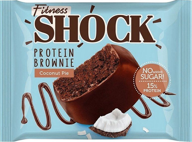 Fitness SHOCK Protein Brownie Coconut Pie (50g)