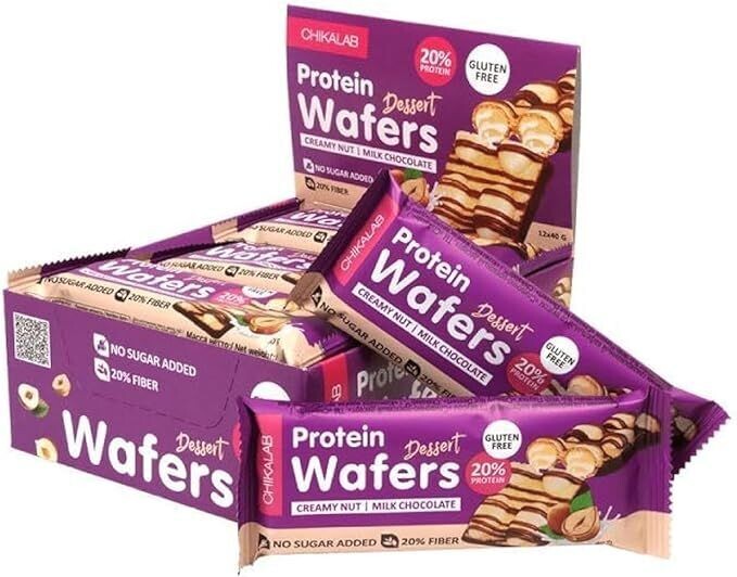 Chikalab Protein Dessert Wafer Creamy Nut Milk Chocolate