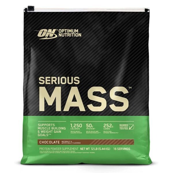 Optimum Nutrition Serious Mass Chocolate 12Lbs