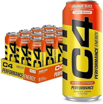 Cellucor C4 Energy ZERO SUGAR Carbonated Drink, 12 X 16 Oz