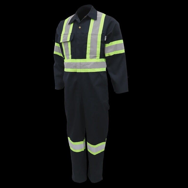 791X4 Couvre-tout zip haute visibilité 4''