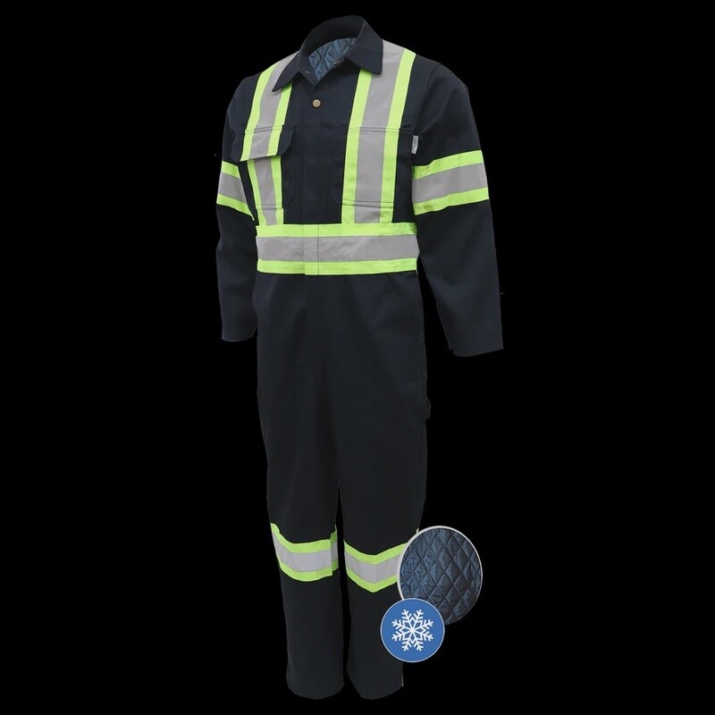 791XD4 Couvre-tout doublé avec bandes régfléchissantes