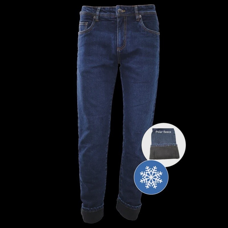 SMR-300D Jean doublé pour homme extensible