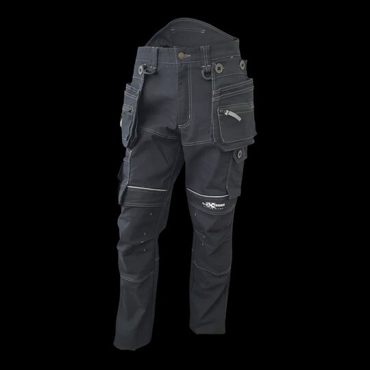 CONTRACTOR Pantalon multi-poches avec ouverture pour les genouillère