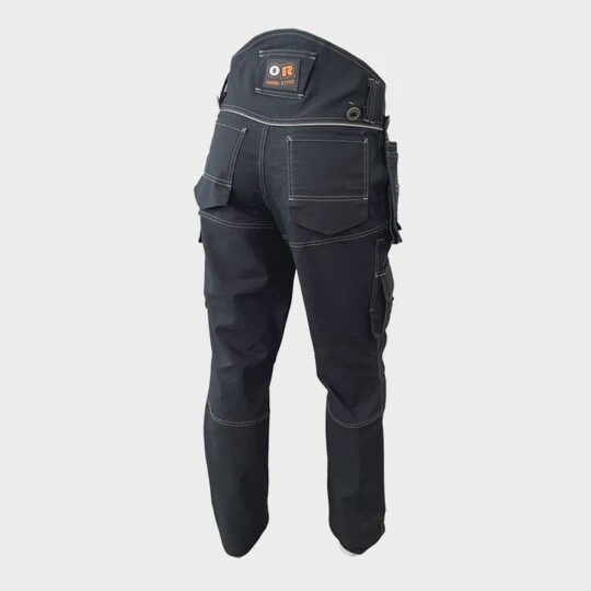 CONTRACTOR Pantalon multi-poches avec ouverture pour les genouillère