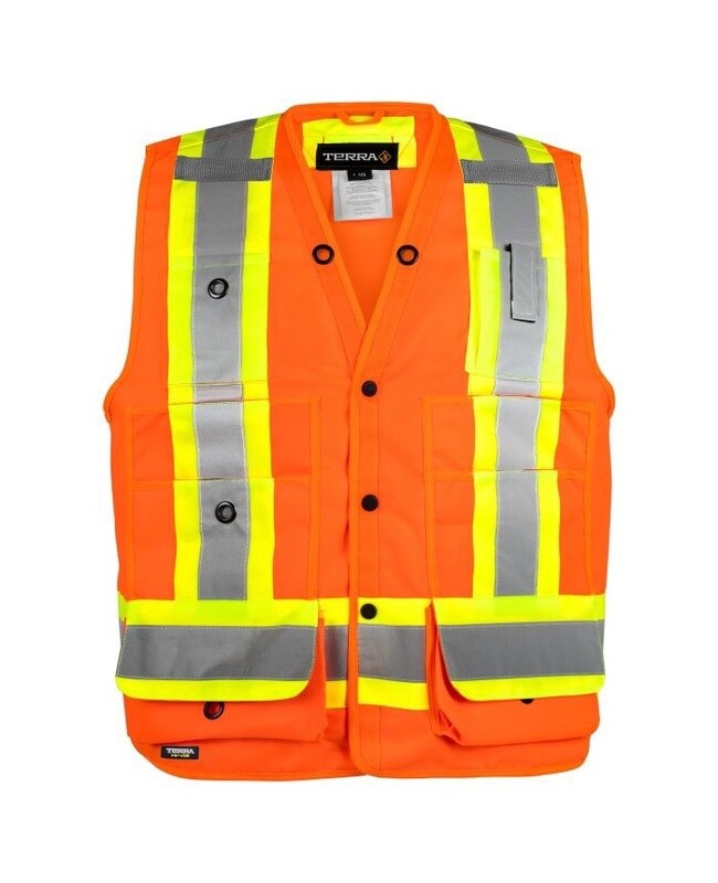 116522 Gilet d'arpenteur Haute Visibilité
