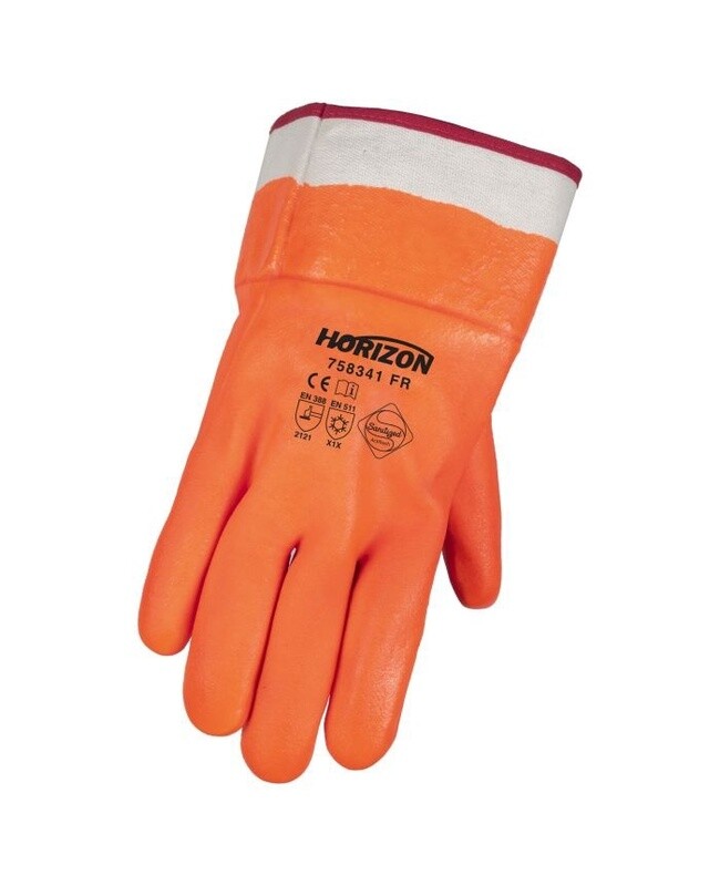 58341 Gants doublé en pvc