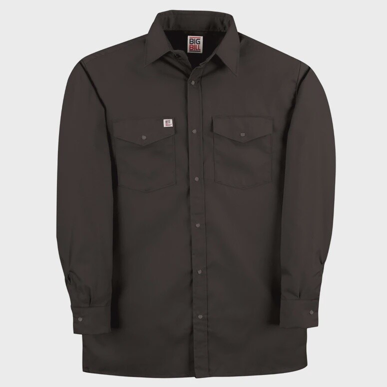 247 Chemise de Travail à Manches Longues et Boutons Pression