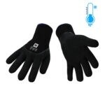 LNG-W Gant en latex et nylon – doublure en polaire acrylique