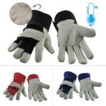 FC32-11P Gant d’ajusteur en cuir doublé velours (L/XL)