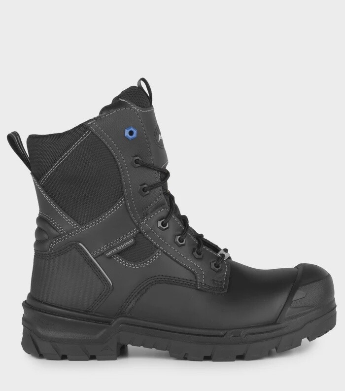 A9067B-11 G3o, noir | bottes de travail 8" en cuir | semelle antidérapante 4gri