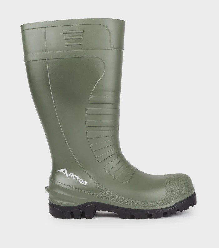 A4193-15 Track 4x4, vert bottes de pu 15'' imperméable avec traction extrême