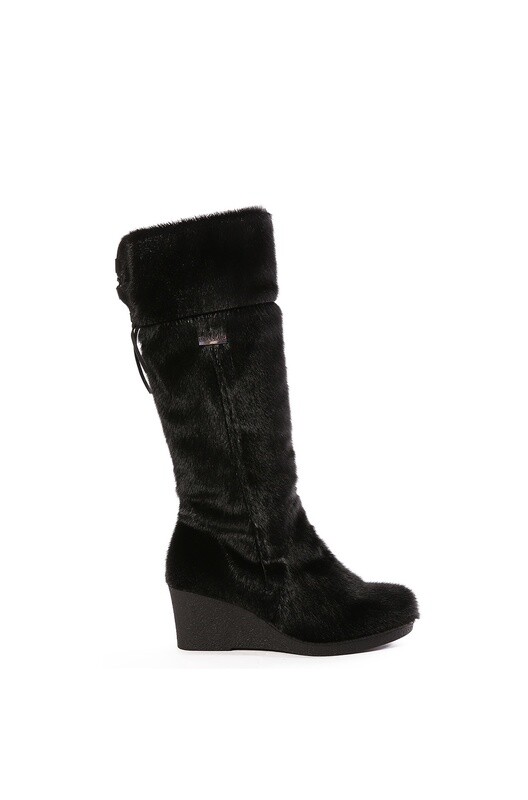 NL01 Bottes en fourrure Black Seal - Noueva