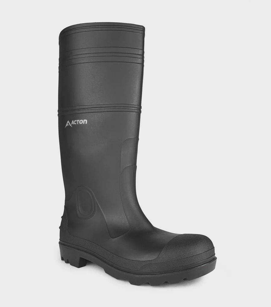 Function, noir  bottes de pluie imperméable 16'' en pvc