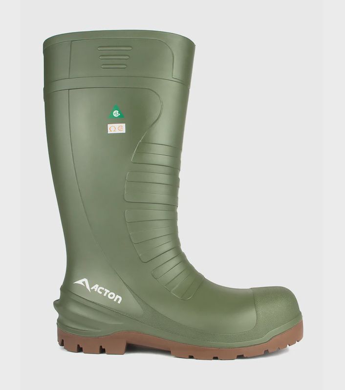 All terrain, vert  bottes de travail imperméable 15'' en pu