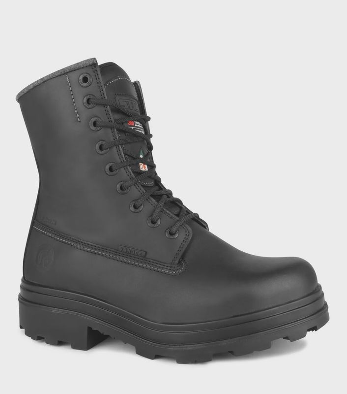 Blitz-Ice, Noir  Bottes de travail 8'' isolées Vibram Artic Grip Pro
