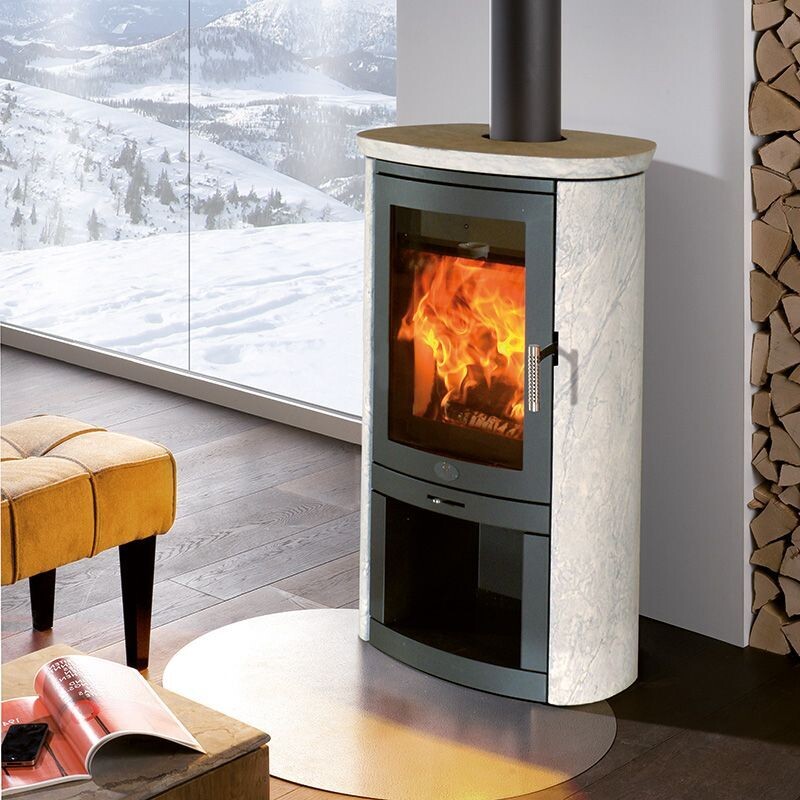 Rio S Stone 6,5 kW Naturstein hellgrau gestrahlt Rio S Stone 6,5 kW Naturstein hellgrau gestrahlt