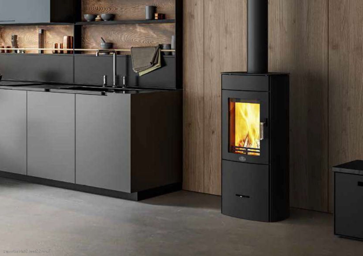 Kaminofen Max Blank ​Turin S Steel 5 kW