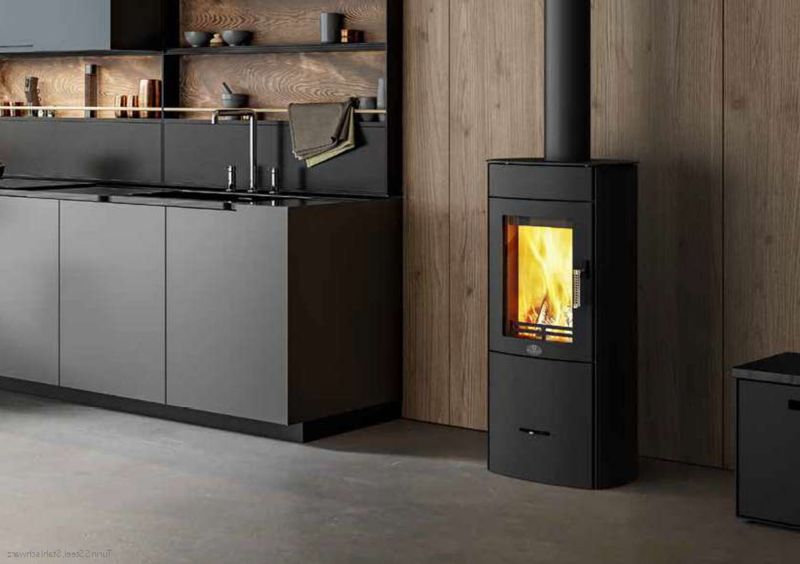 Kaminofen Max Blank Turin S Steel 5 kW Kaminofen Max Blank Turin S Steel 5 kW