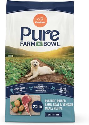Canidae Pure Real Lamb, Goat and Venison Meals Recipe for Adult Dogs 24 lb #