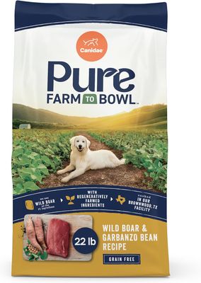 Canidae Pure Real Wild Boar and Garbanzo Bean Recipe for Adult Dogs 24 lb #