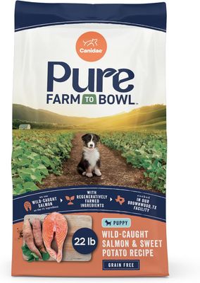 Canidae Pure Goodness Grain Free Real Salmon&amp;Sweet Potato Puppy 22 lb #