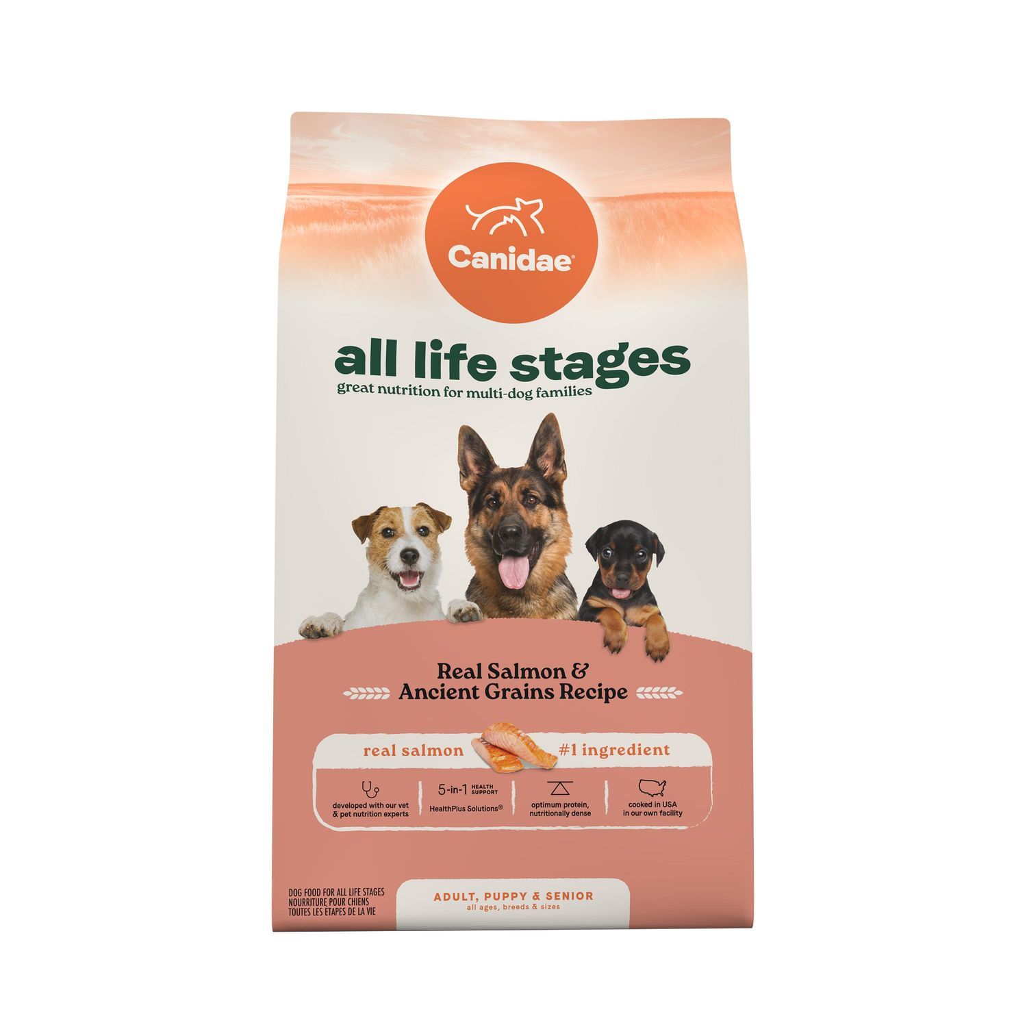 Canidae All Life Stages Real Salmon &amp; Ancient Grains Dog 27 lb #