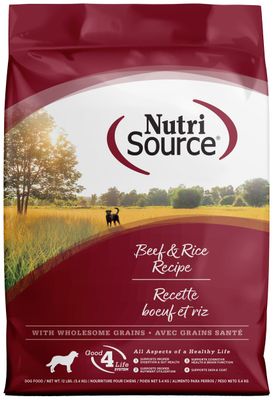 NutriSource Beef &amp; Brown Rice Dog 12 lb #