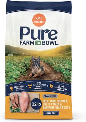 Canidae Pure Senior, Real Chicken, Sweet Potato &amp; Garbanzo Bean Adult Dogs 24 lb #
