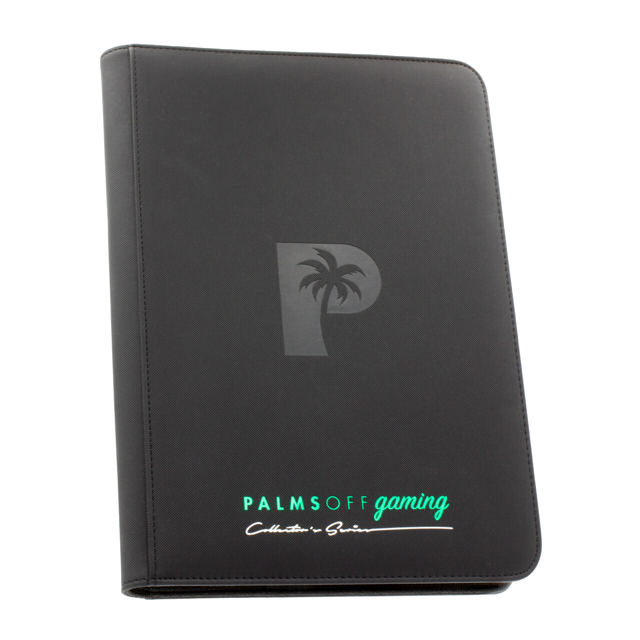 Palms Of Gaming Collector&#39;s Series 9 Pocket Zip Trading Card Binder - BLACK