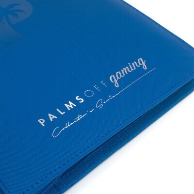 Palms Of Gaming Collector&#39;s Series 9 Pocket Zip Trading Card Binder - BLUE