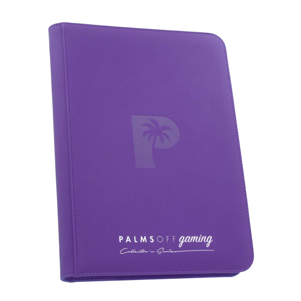 Palms Of Gaming Collector&#39;s Series 9 Pocket Zip Trading Card Binder - PURPLE