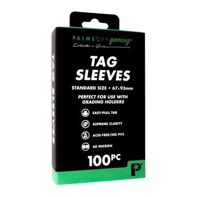 Palms Of Gaming Tag Sleeves - 100pc