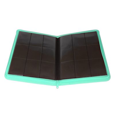 Palms Of Gaming Collector&#39;s Series 9 Pocket Zip Trading Card Binder - Turquoise 